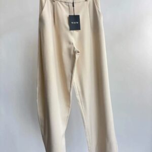 Broek Kim Barrel fit creme mt 40-44.