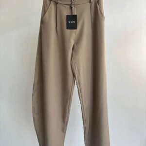 Broek Kim Barrel fit taupe mt 40-44.