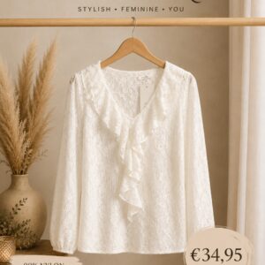 Blouse (kant) Jessy mt 40-kleine 44.