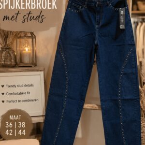 Spijkerbroek Mo met studs.
